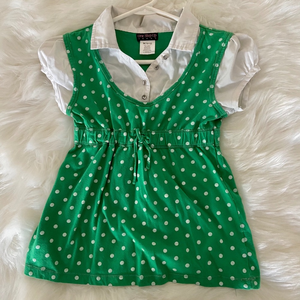 One step up green school girl dress